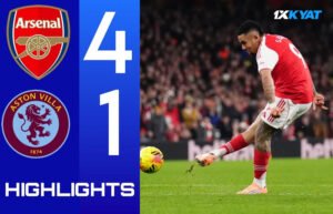 အာဆင်နယ် အသင်းက အက်စတွန်ဗီလာကို ၄-၁ ဂိုးနဲ့အနိုင်ရတဲ့ Premier League ပွဲအထူးအမှတ်တရ